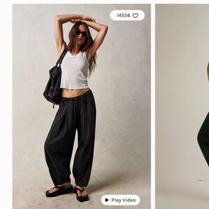 Free People - To the Sky Parachute Pants - NWT